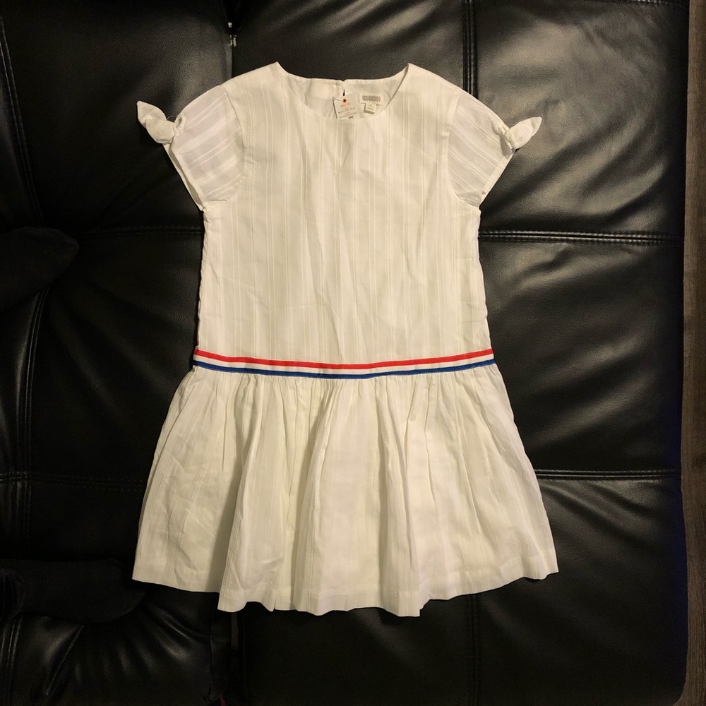 Gymboree white dress size M (7-8)